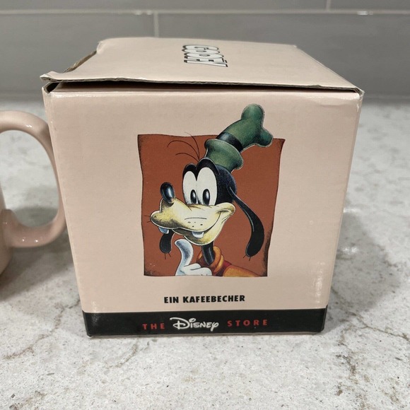 Vintage Disney Goofy Mug Coffee Cup Ceramic 1990s Original Box Made In Thailand - Picture 5 of 12